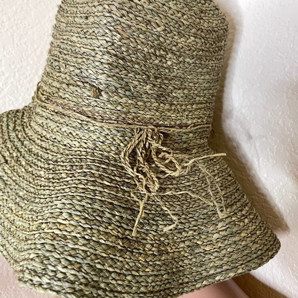 women's Straw hat large TOP Large brim packable vacation beach wear packable - Picture 3 of 8